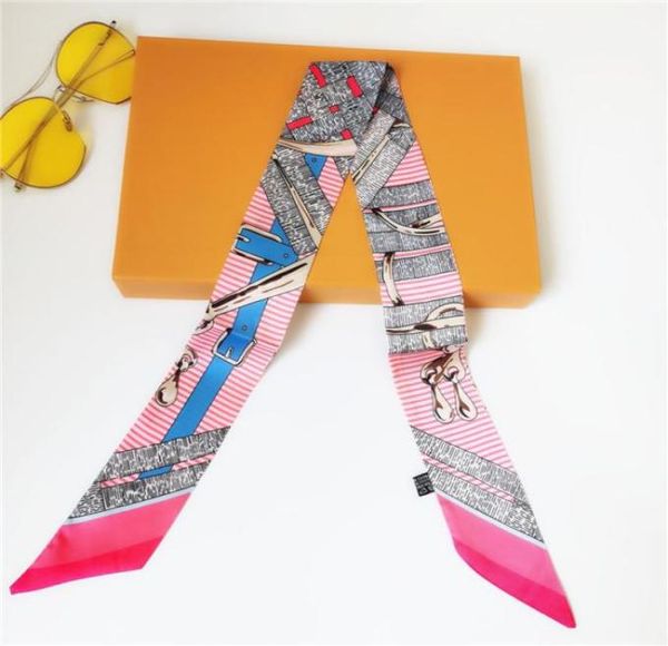 

new fashion silk handbag bag scarf headbands women silk scraves 100 grade silk bag scarf hair bands88553943110, Blue;gray