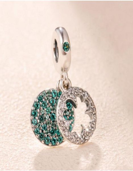 

fit 925 sterling silver beads necklace lucky clover beads charms celet pendant diy brocade carp beads love necklace bracelet jewel7956611, Black