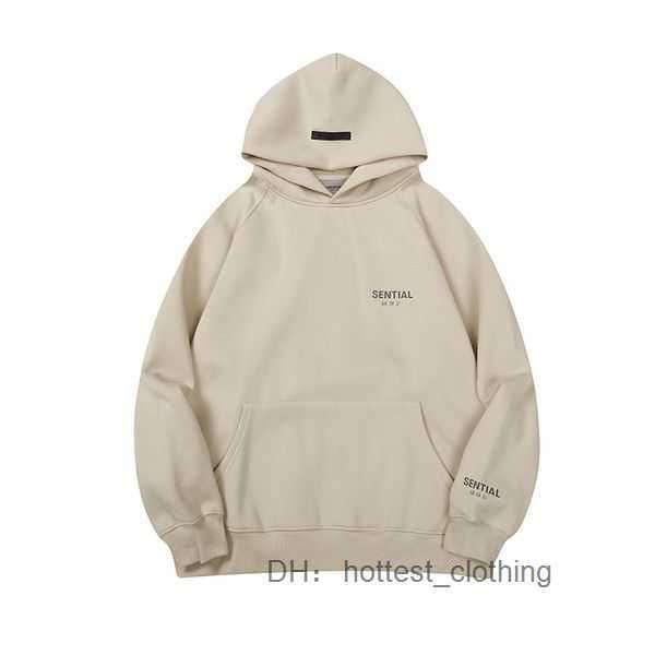 

essent hoodie essentialclothing hoodie designer warm hoody hooded hoodies sweater mens women fashion pullover sweatshirt loose couple clothi, Black