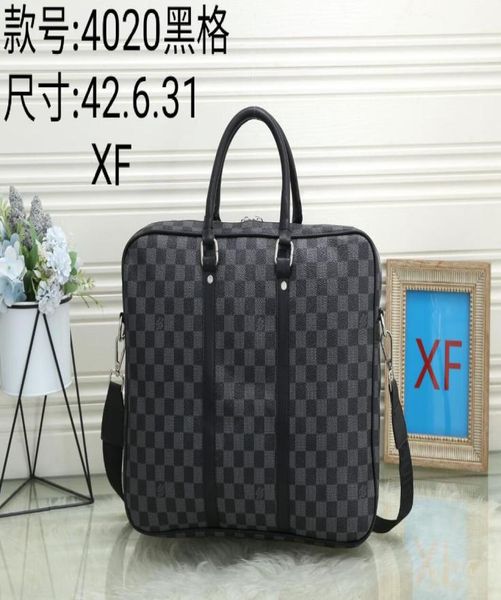 

luxurys designers 2020 mens bag new casual briefcase large capacity crossbody bag handbag mens black business leather office bags 6648325
