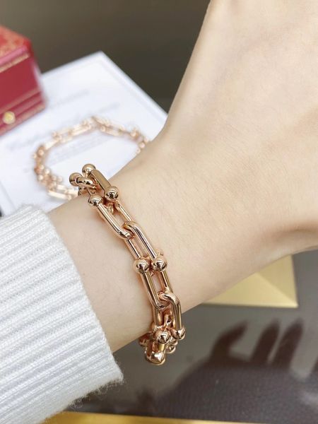 

tiff designer bracelets tanys designer home savi the same u - shaped bracelet lock chain metal texture horseshoe gifts with original packagi, Golden;silver