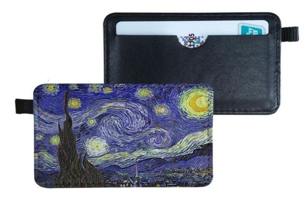 

200pcs 7cmx11cm pu sublimation blank card holders bag case cover for bus or bank card heat transfer printing5707794, Brown;gray