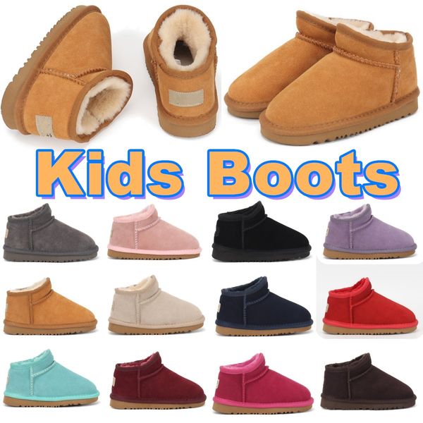 

australia boots kids booties ugglies ultra mini boot toddler australian classic girls shoe kids shoes designer boot baby kid youth infants b, Black;grey