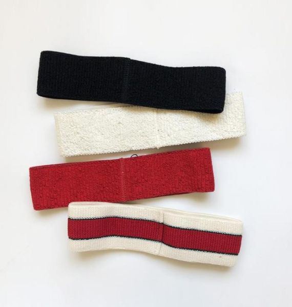 

green and red striped hair bands head scarf for children elastic headband for women and men quality brand5118659, Silver