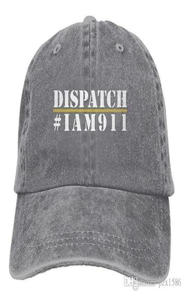 

pzx baseball cap for men women i am 911 dispatcher men039s cotton adjustable denim cap hat multicolor optional6263544, Blue;gray