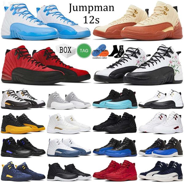 

jumpman 12 12s basketball shoes stealth university blue gold burnt sunrise floral ovo white reverse flu game twist dark concord taxi mens ch