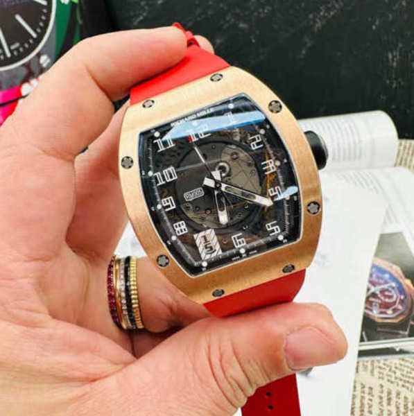 

richardmille mechanical wrist watch swiss watch sport wristwatch richardmiller rm rm005 series 18k rose gold date display swiss famous clock