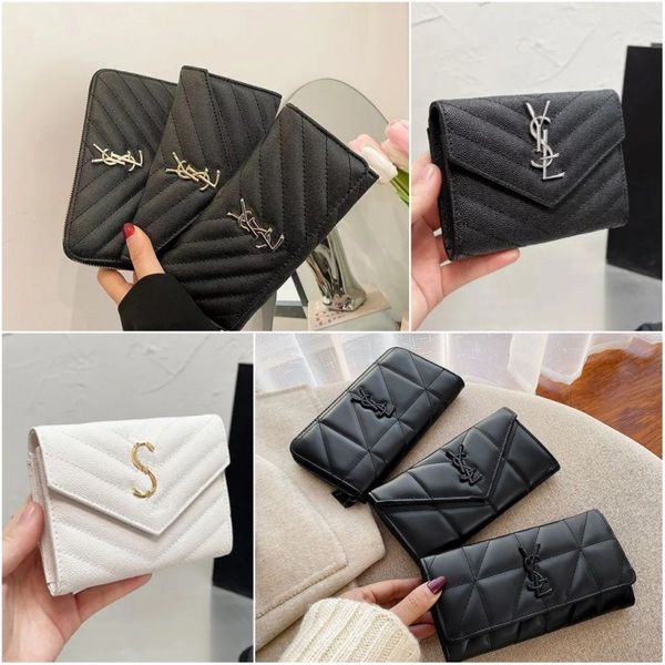 

luxury purse designer wallets cassandre famous purses ladies women girl coin clutch casual totes envelope bags fashion bag cardholder dhgate, Red;black