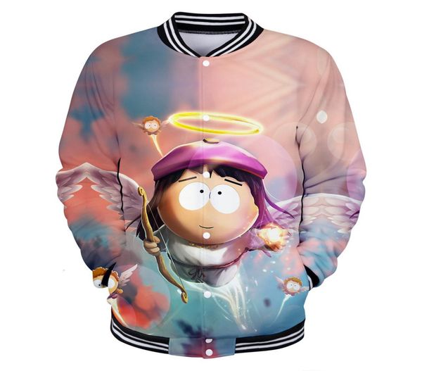 

digital cartoon printing 3d baseball clothes hoodies winter hoodie4521172, Blue;black