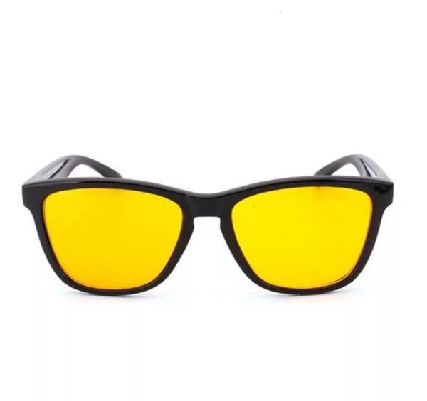 

custom night vision glasses headlight driving yellow lens eyewear uv400 pc sunglasses4501031, White;black