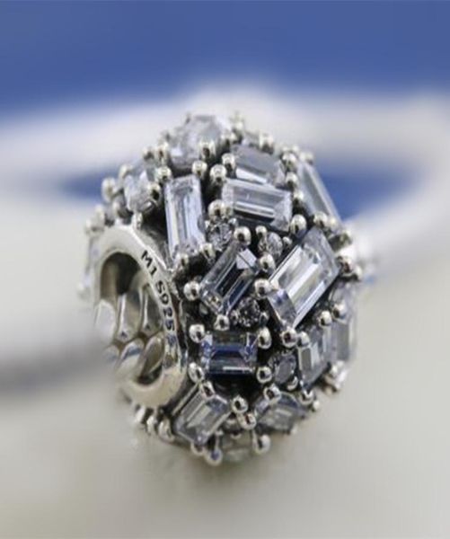 

925 sterling silver chiselled elegance charm bead with cz fit european charm bracelet & necklace6021858, Black