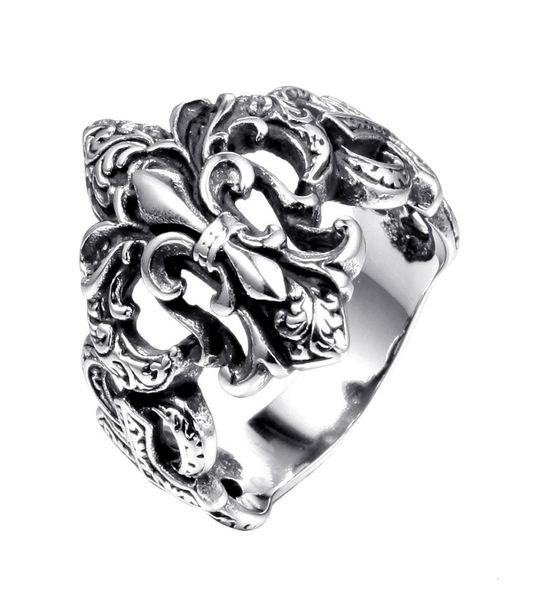 

delicate ring accessories punk style crown titanium steel male7677804, Silver