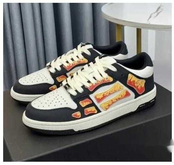 

shoes men sports women retro sneakers black white leather lace up trainer
