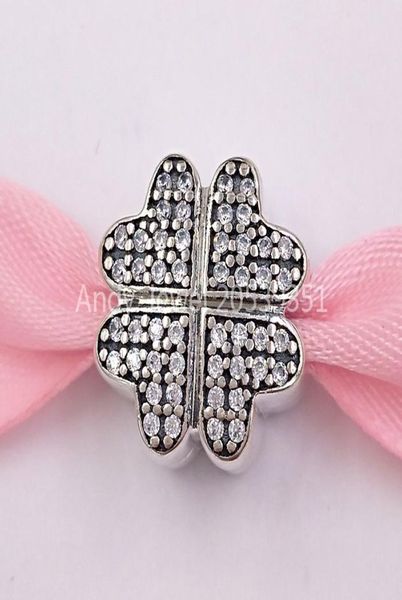 

andy jewel 925 sterling silver beads petals of love clip fit european style brand bracelets necklaces ale 791805cz gift jewelry5685568, Black