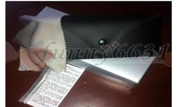 

moq10 new women and men sunglasses box bag case cloth glasses original box 6167601