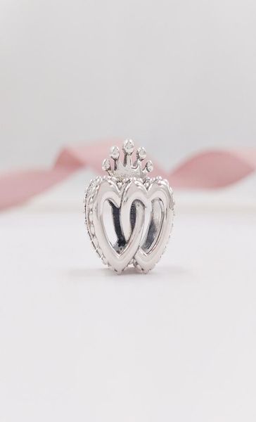 

andy jewel925 sterling silver beads united regal hearts charms fits european style jewelry bracelets & necklace 7976708567151, Black
