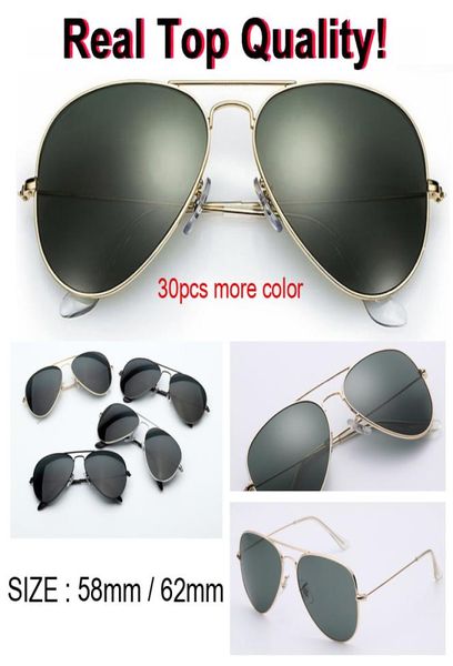 

sell designer sunglasses aviation pilot sun glasses for men women with mirror lens uv400 gafas br3025 gradient len5459267, White;black