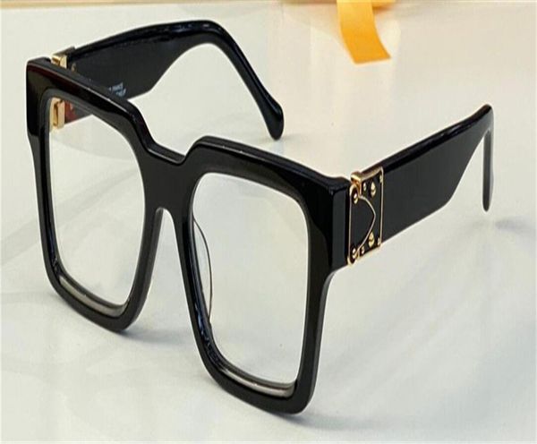 

new fashion optical eyewear z1413 classic square plate frame millionaire style styling simple and popular design glasses transpare1845308, Black