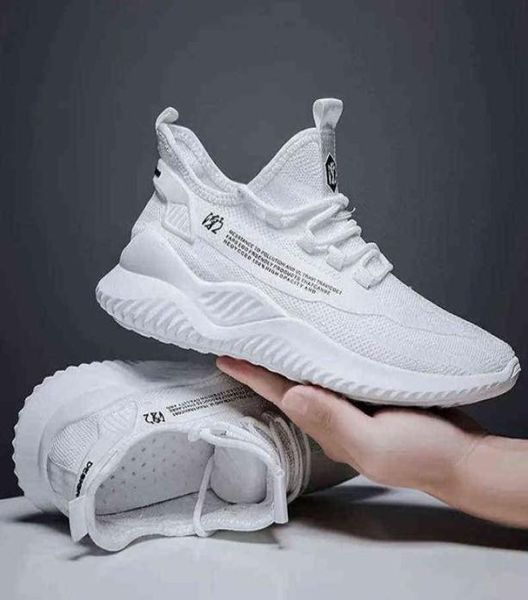 

new running shoes men zapatillas de deporte platform breathable athletic trainer sneakers 2021 fashion aa2203122440728, Black