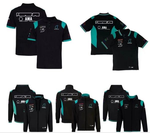 

f1 racing polo shirts autumn and winter team sweatshirts same style customised