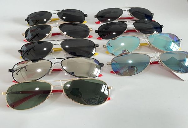 

summer designer sunglasses for men classic womens metal sun glasses driving sports goggles eyewear8748599, White;black