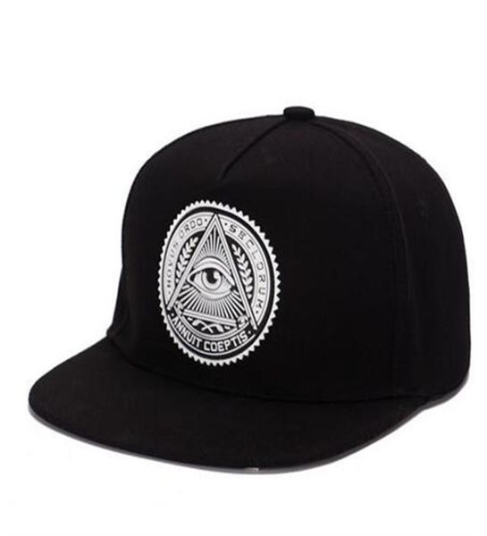

2018 fashion round label triangle eye illuminati snapback caps women adjustable baseball cap snapbacks hip hop hats8991770, Blue;gray