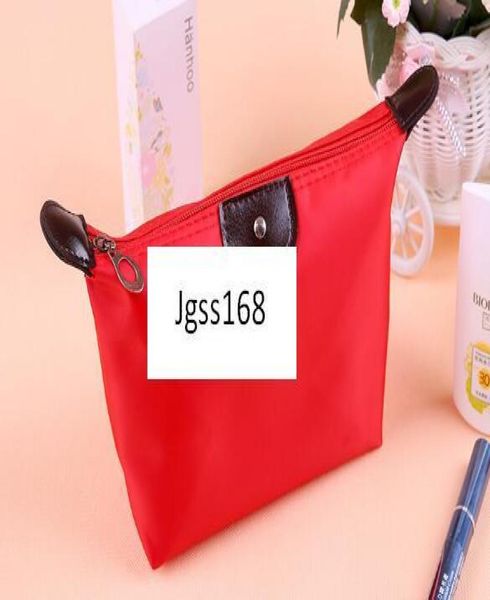 

lady makeup pouch waterproof cosmetic bag clutch toiletries travel kit casual small purse candy 10 colors57107481