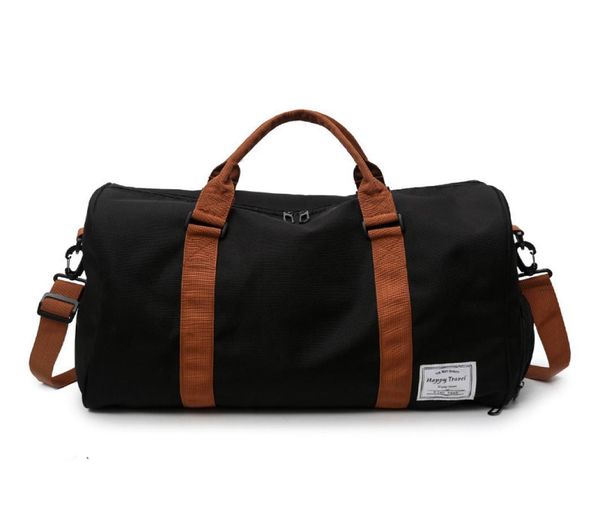 

women travel waterproof weekender oxford cloth luggages handbags shoulder traveling bags shoes lj2011141017082