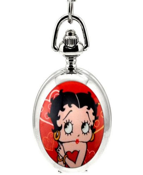 

new arrival fashion selling cute anime cartoon beauty enamel children students quartz pendant necklace pocket watch4016579, Slivery;golden