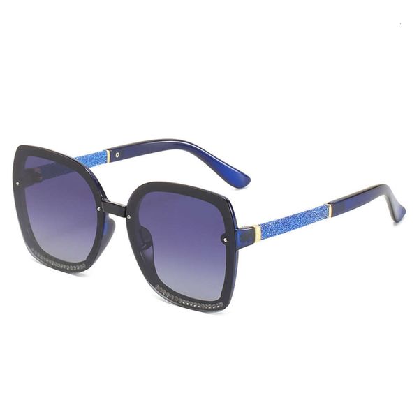 

sunglasses designer fashion luxury new for women women's polarized korean edition diamond inlaid trend large face slimming, White;black