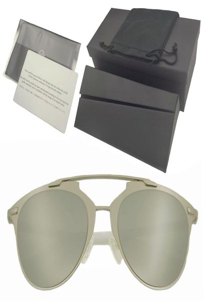

2021 new reflected fashion brand sunglasses women retro zonnebril dames male mirror women039s glasses men welding vintage 3445196, White;black