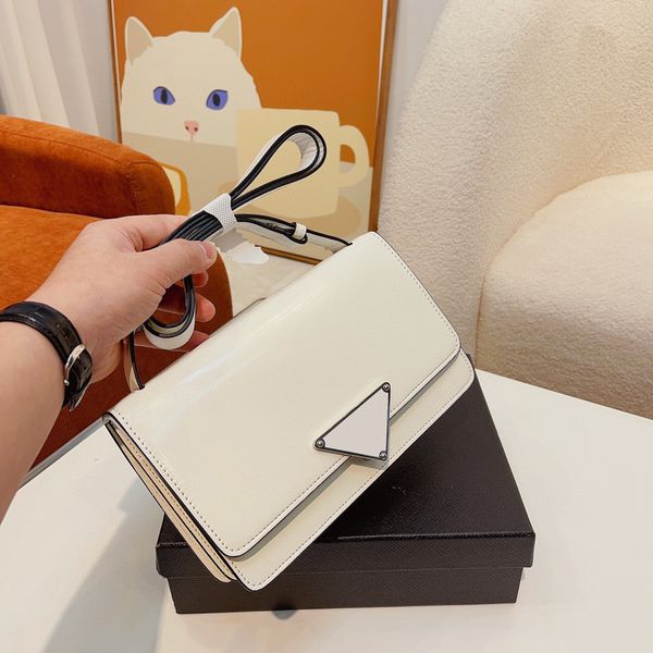 

luxury designer brand handbag girls fashion women classic crossbody coin wallet leather handbag smooth and tight p bag