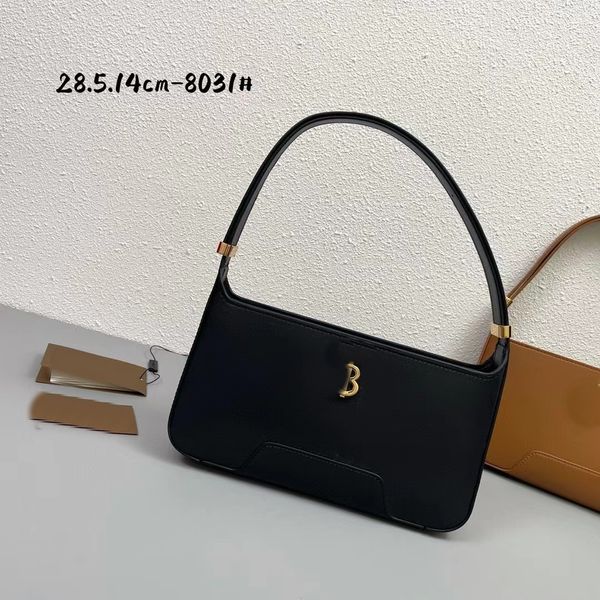 

2023 New B Home Shoulder Bag Underarm Bag Handbag Leather Hobo Clutch Crossbody Large Capacity Shoulder Handbag Fashion Mom Bag Mobile Phone Bag Style number 8031