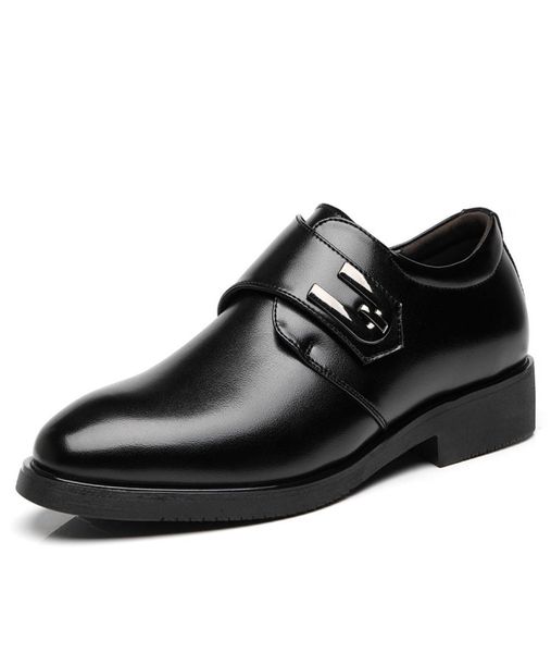 

luxury men shoes leather fashion men business dress loafers pointy black shoes oxford breathable formal wedding shoes6733515