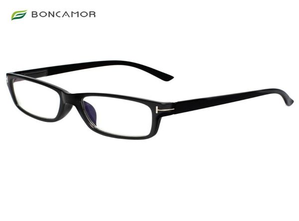 

sunglasses boncamor reading glasses trendy rectangle frame blue light blocking computer eyeglasses readers men and women2456826, White;black