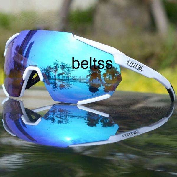 

100 cycling glasses outdoor sports mountain cycling road cycling glasses men's and women's sunglasses, White;black
