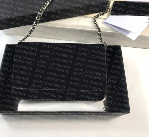 

genuine leather wallet with chain for women sold with box 338123302310, Red;black
