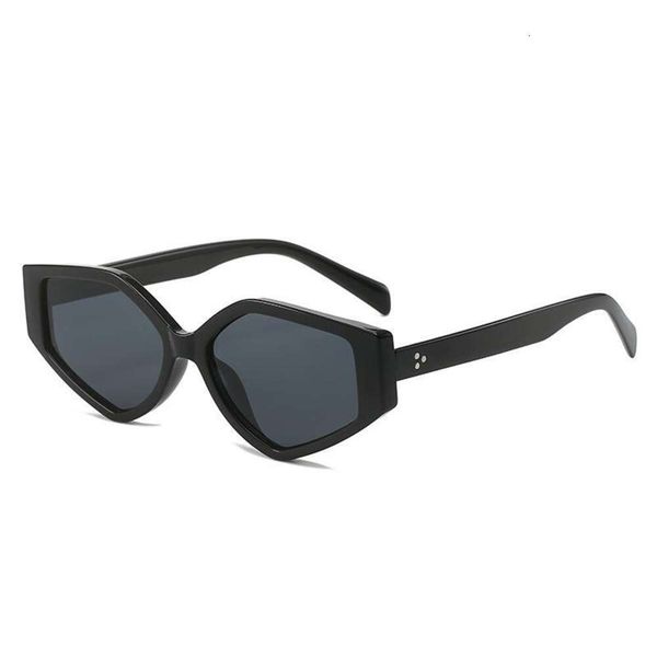 

triangular glasses simple geometry style fashion sunglasses for street shooting and catwalk, White;black