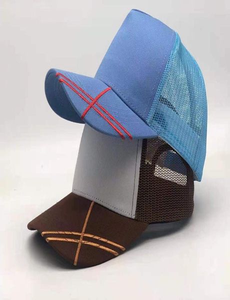 

men and women baseball caps designer embroider hat mesh 4 color choose can custom ball4394056, Blue;gray
