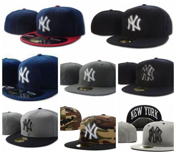 

fitted hats snapbacks cap hip hop adjustbale football embroidery beanies outdoors sports hat pom poms winter knitted caps m2356758, Black;white