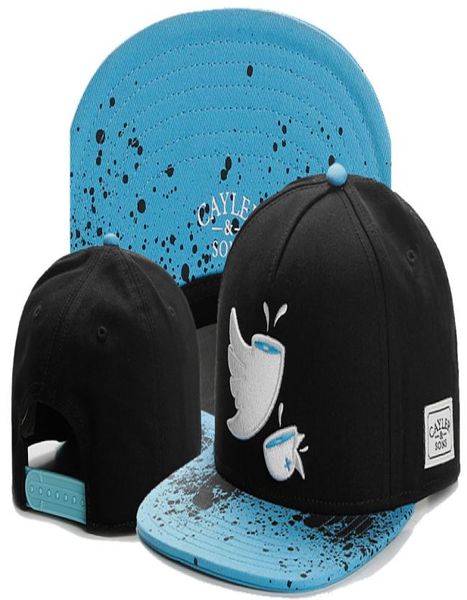 

sgoodqualtiy floral brim adjustable baseball snapback hats for men and women sport hip hop cotton mens womens sun cap2438109, Blue;gray