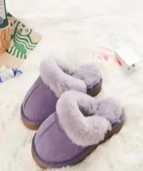 

2018 winter warm slippers women indoor wool slippers rubber sole wrapped head slippers2933429, Black