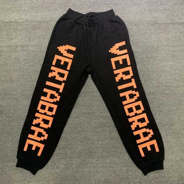 

vertabrae sweatpants sportswear pants man women trousers mens plus size sweat casual joggers mens overalls streetwear pant skatebord dancer, Black