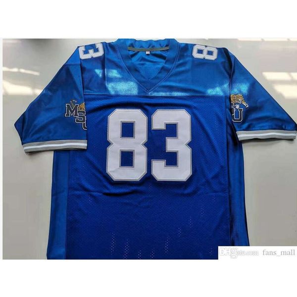 

rare football jersey men youth women vintage msu state tigers #83 isaac bruce high school jerseys size s-5xl custom any name or number, Black