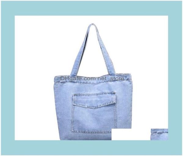 

stuff sport outdoor packs bags lage aessoriesstuff sacks women denim jean art shopping mummy single blues totes bags drop deliv3178380