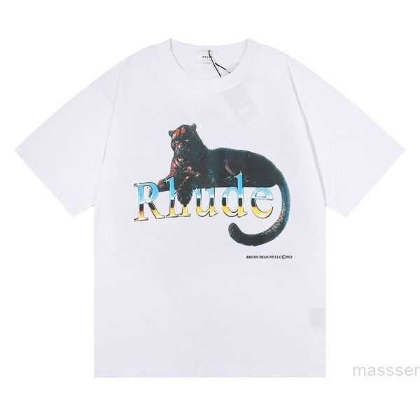 

womens mens t-shirts rhude designers for letter embroidery clothing short sleeved tshirt large tees 21kemt, White;black