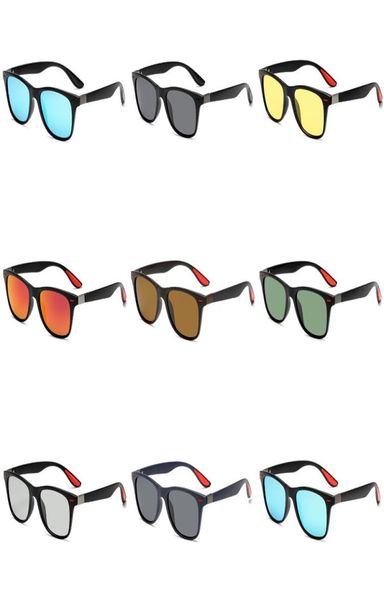 

sunglasses large frame riding sunglasses colorful full plated real film polarized sunglasses #8935741576, White;black