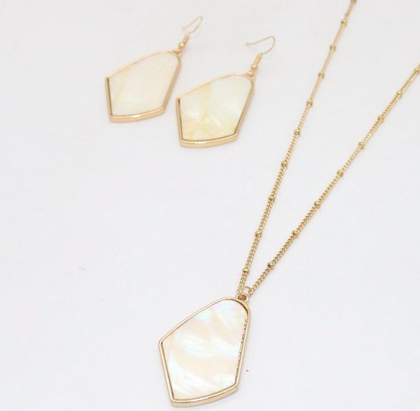 

white shell geometric cute pendant necklace popular designs trendy simple sweet necklace jewelry for women4906514, Silver