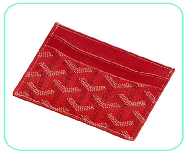 

luxury designer card holder mini wallet genuine goya leather with box purse fashion womens men purses mens key ring cr1330638, Brown;gray