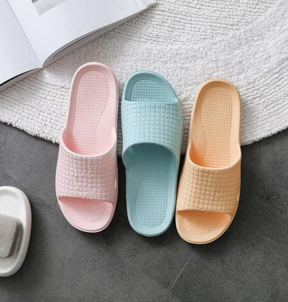 

slippers home shower eva hole leaking women bathroom shoes 2021 antislip summer indoor men household bath sandals4778894, Black